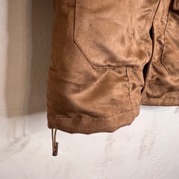 Atlas For Men Ochre Brown Safari Full-Zip Lightweight Jacket L Comfortable Poc - Picture 7 of 16